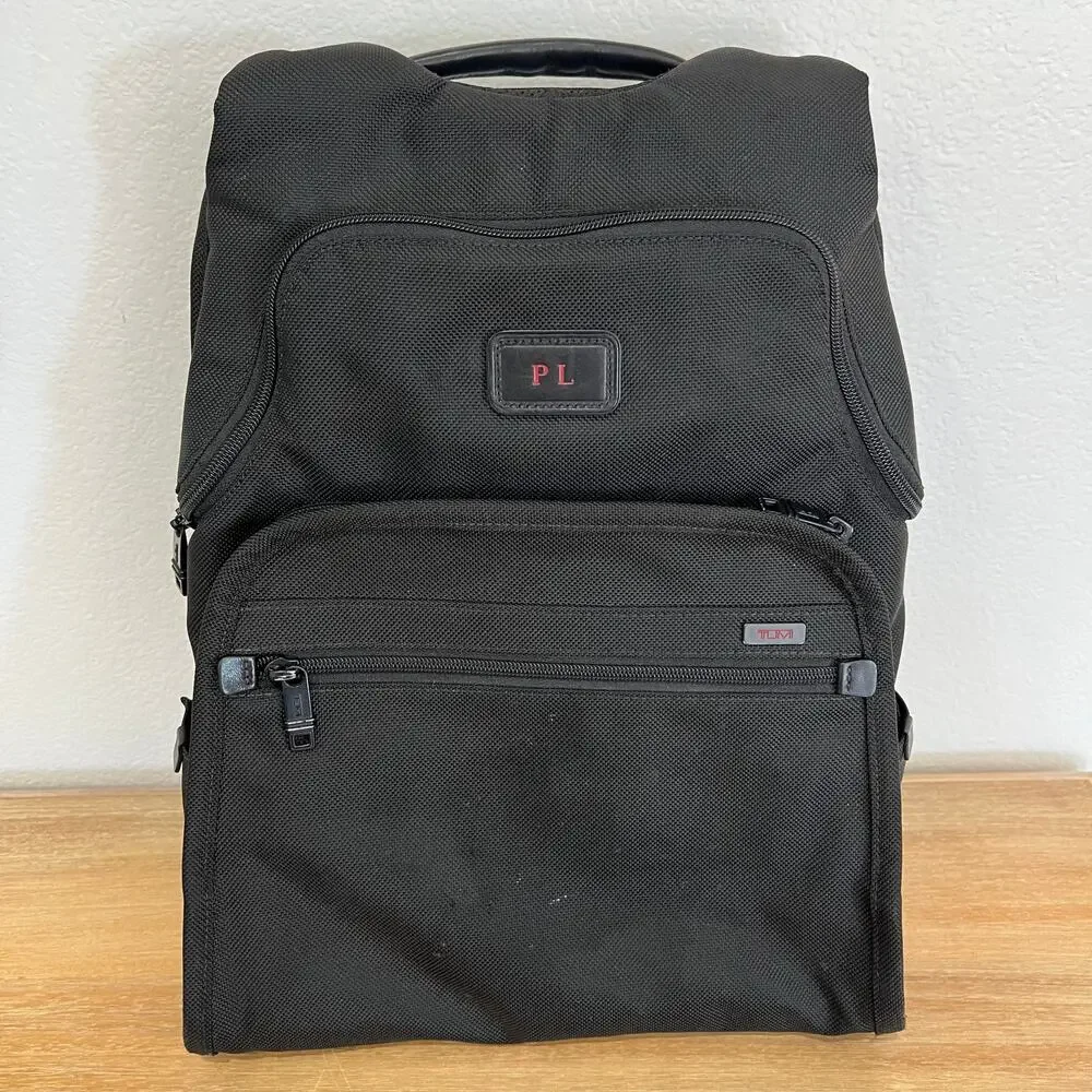TUMI Alpha Slim Solutions Brief Pack 26172DH Black Nylon Backpack